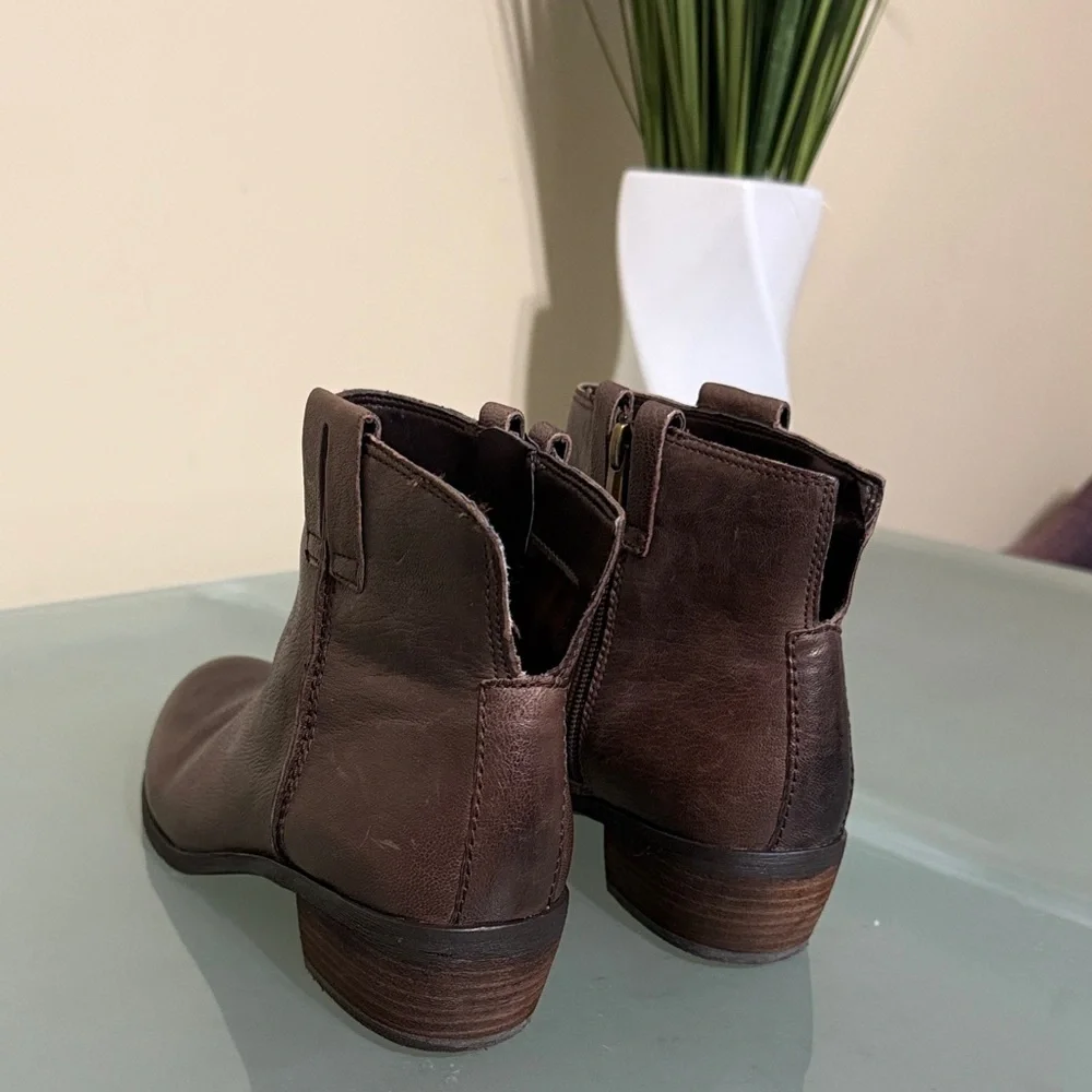 Sam Edelman Boots Sam Edelman Leather Western Ankle Boots Size 7 - Picture 6 of 12